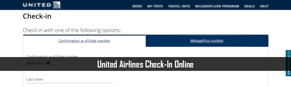 United Airlines Check-In Online