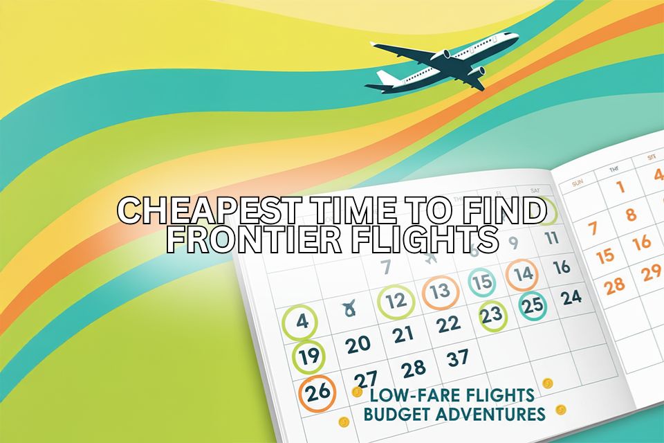 What is the Cheapest Time to Find Frontier Flights?