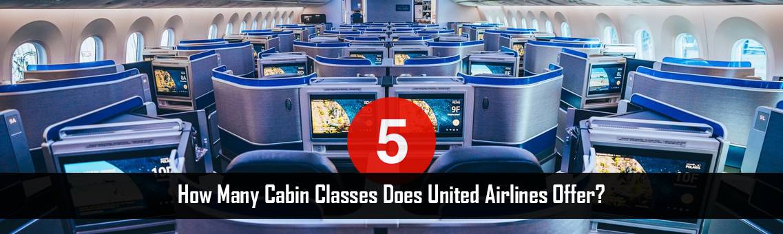 How many cabin classes does United Airlines offer?