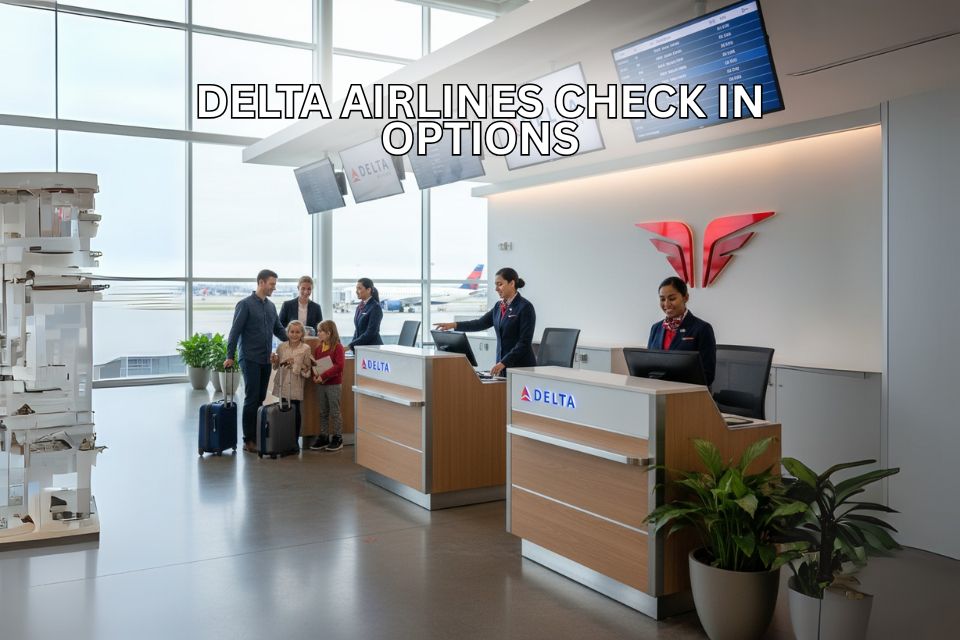 Delta Airlines Check-in Options