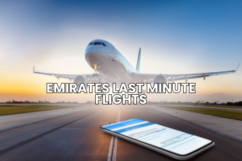 Manage Your Emirates Last-Minute Flights