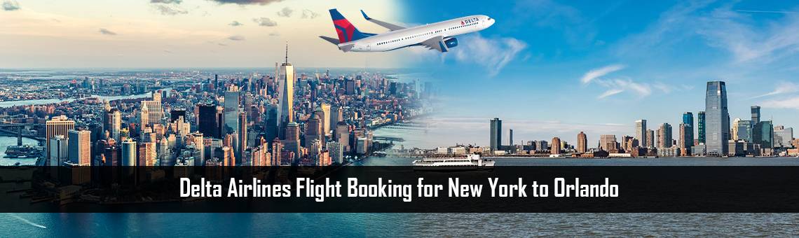 Delta Airlines flight booking for New York to Orlando
