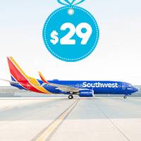 Southwest is offering one-way cheap airline tickets as low as $29